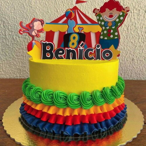 Arquivo de topo de bolo circo