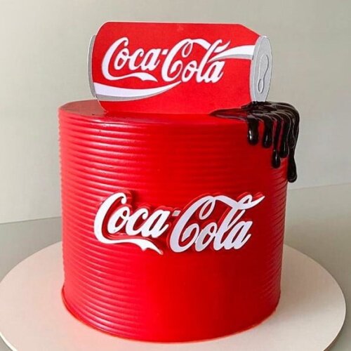 Arquivo de topo de bolo Coca Cola