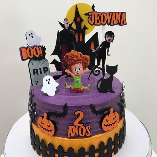 Arquivo de topo de bolo halloween