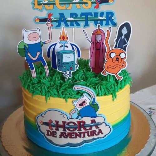 Arquivo de topo de bolo hora de aventura