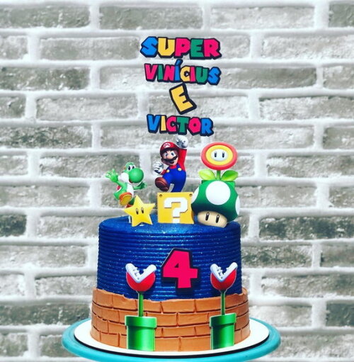 Arquivo de topo de bolo MARIO