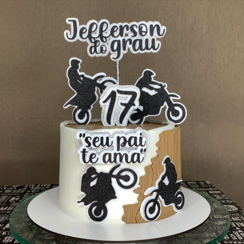 Arquivo de topo de bolo moto