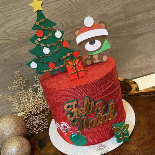 Arquivo de topo de bolo natal