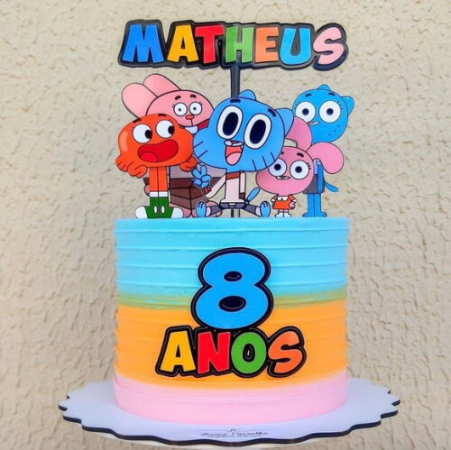 Arquivo de topo de bolo O incrível mundo Gumball