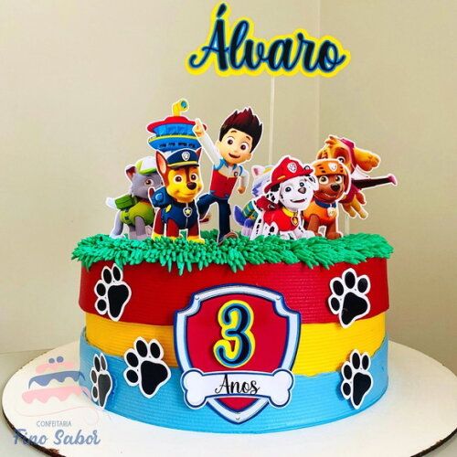 Arquivo de topo de bolo patrulha canina