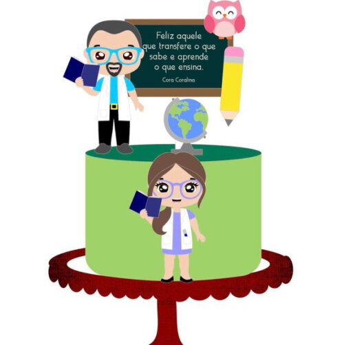 Arquivo De Topo De Bolo Professor