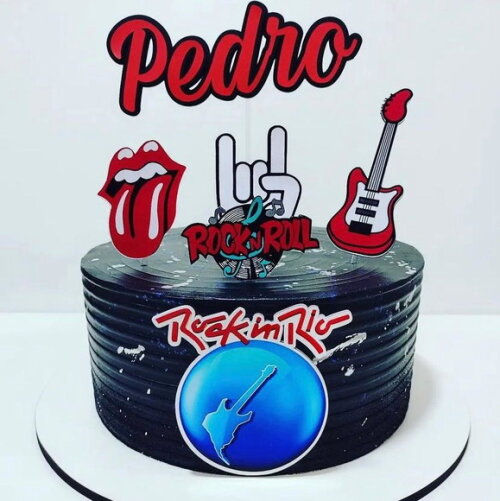 Arquivo De Topo De Bolo Rock In Rio