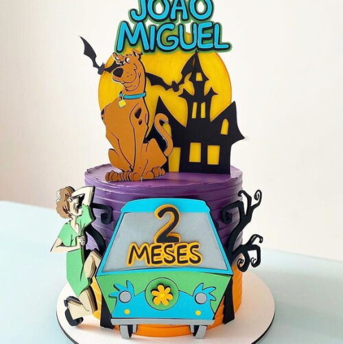 Arquivo de topo de bolo scooby doo