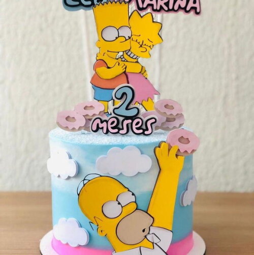 Arquivo de topo de bolo Simpsons