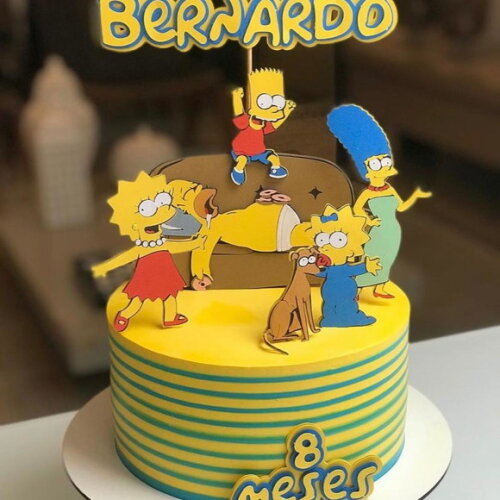 Arquivo de topo de bolo Simpsons