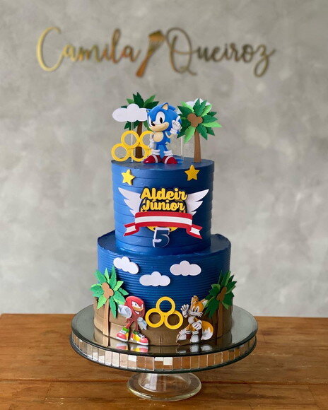 Arquivo de topo de bolo Sonic