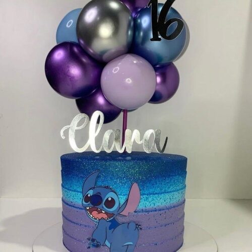 Arquivo de topo de bolo stitch lilo