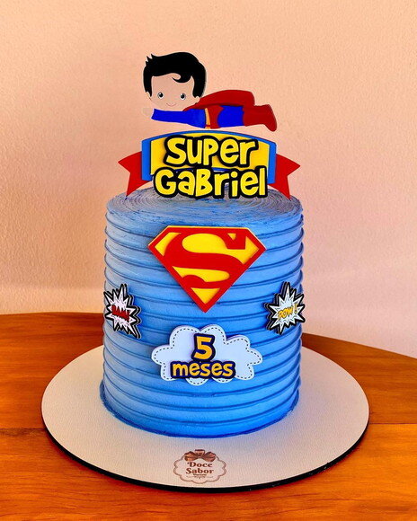 Arquivo de topo de bolo super homem