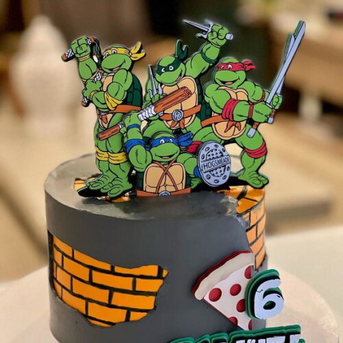 Arquivo de topo de bolo tartarugas ninjas