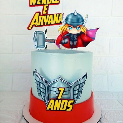 Arquivo de topo de bolo thor