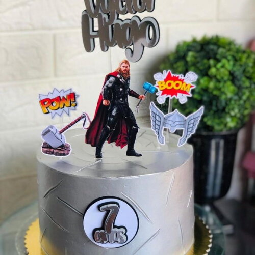 Arquivo de topo de bolo Thor