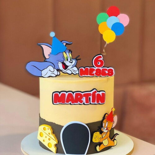 Arquivo de topo de bolo tom e jerry