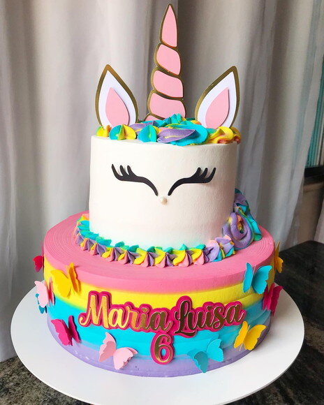 Arquivo de topo de bolo unicornio