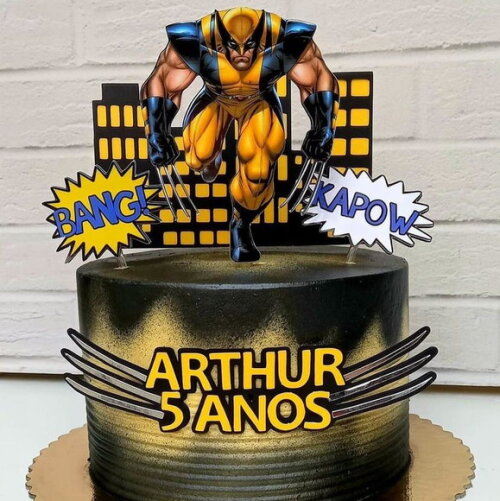 Arquivo de topo de bolo Wolverine