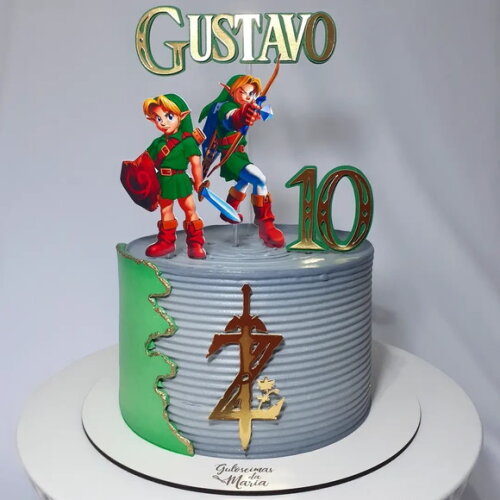 Arquivo de topo de bolo zelda