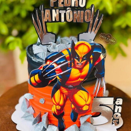 Arquivo de topo de bolo Wolverine