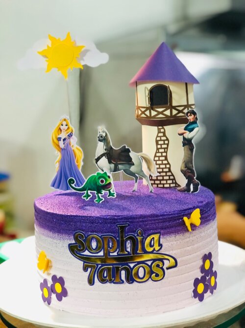 Topo de Bolo Enrolados