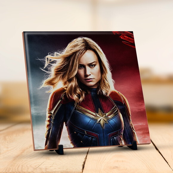 Azulejo Decorativo Capitã Marvel 20x20 cm #1!!!
