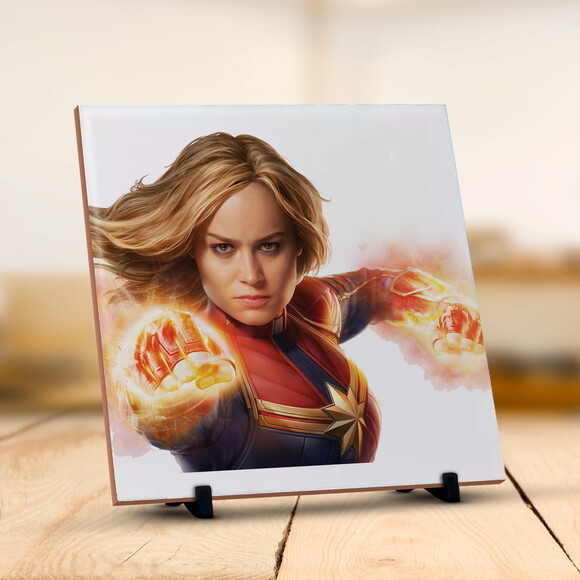 Azulejo Decorativo Capitã Marvel 20x20 cm #1!!!