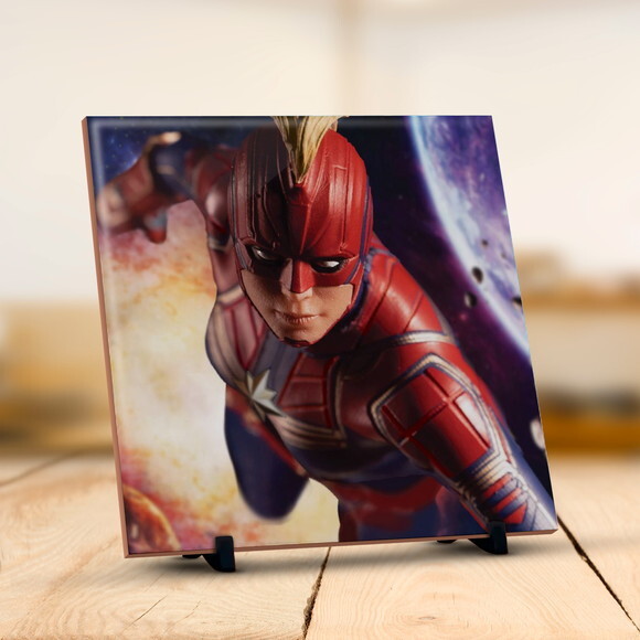 Azulejo Decorativo Capitã Marvel 20x20 cm #2!!!