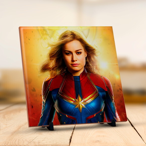Azulejo Decorativo Capitã Marvel 20x20 cm #2!!!