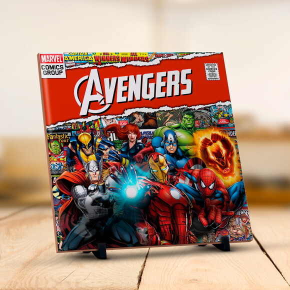 Azulejo Decorativo Personalizado Heroes da Marvel!!!