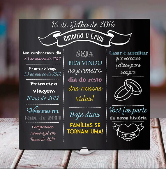 Azulejo Decorativo Presente Casamento !!!