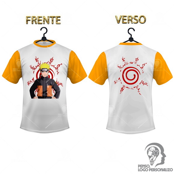 Camisa Raglan Naruto Shippuden Personalizada Mod004