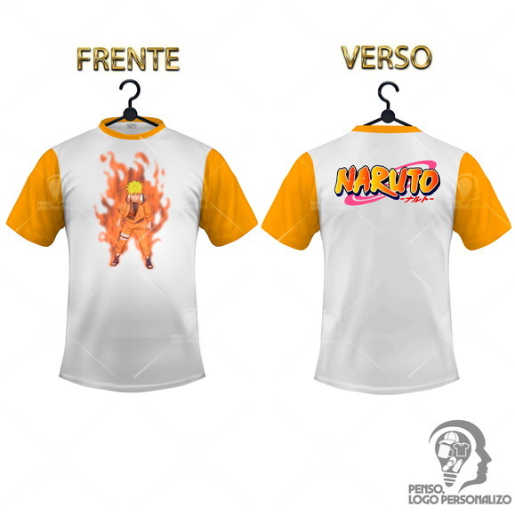 Camisa Raglan Naruto Shippuden Personalizada Mod011