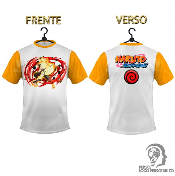 Camisa Raglan Naruto Shippuden Personalizada Mod013