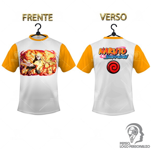 Camisa Raglan Naruto Shippuden Personalizada Mod015