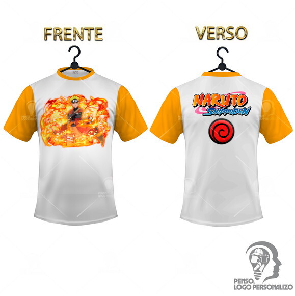 Camisa Raglan Naruto Shippuden Personalizada Mod016