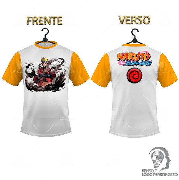 Camisa Raglan Naruto Shippuden Personalizada Mod019