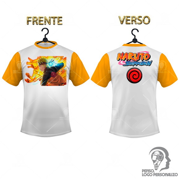 Camisa Raglan Naruto Shippuden Personalizada Mod021