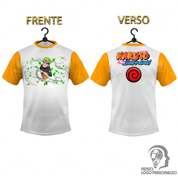 Camisa Raglan Naruto Shippuden Personalizada Mod023