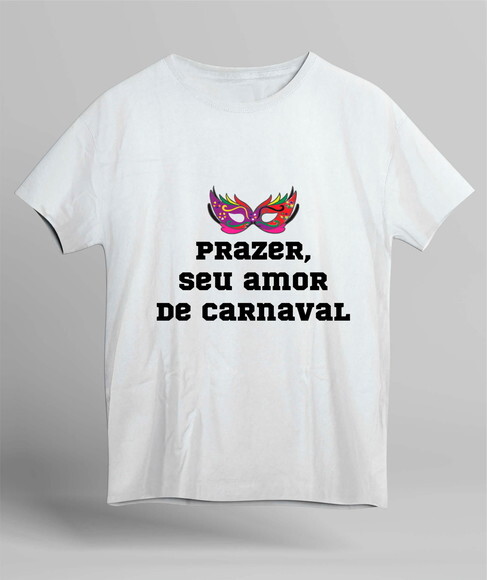 Camiseta Personalizada Carnaval Frases Fotos Divertidas #012
