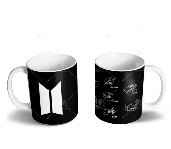 Caneca + Camiseta Personalizada BTS K-POP - Mod 001