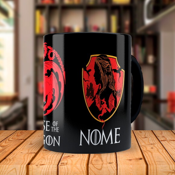 Caneca + Kit Agenda House Of The Dragon Com Nome