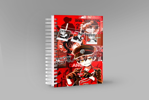 Caneca + Kit Agenda Toilet-bound Hanako-kun com Nome