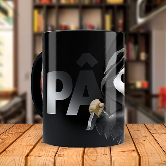 Caneca + Kit Filme Pânico Ghostface Scream