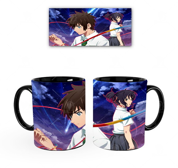 Caneca + Kit Geek Anime Your Name Netflix - Mod 001