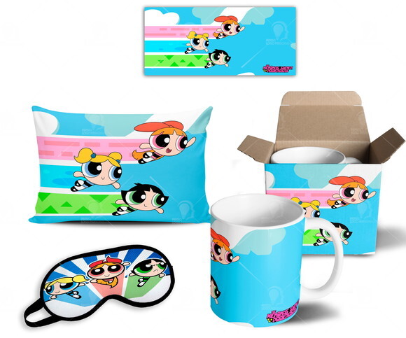 Caneca + Kit Meninas Super poderosas - Promoção - Mod 003