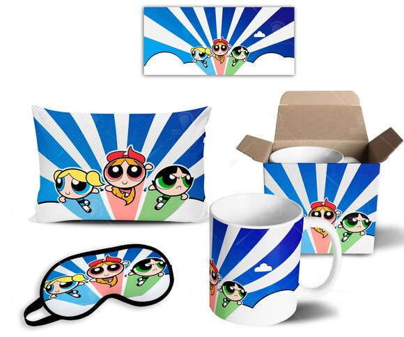 Caneca + Kit Meninas Super poderosas - Promoção - Mod 004