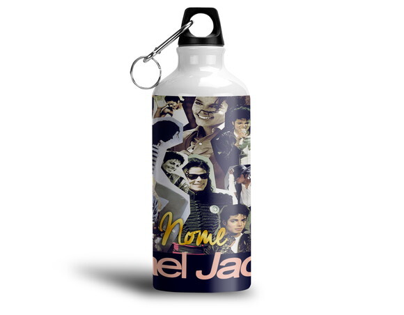 Caneca + Kit Michael Jackson com Nome Personalizado