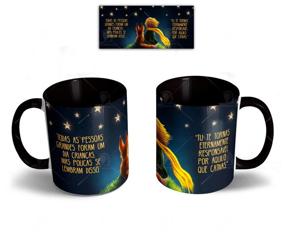 Caneca + Kit O Pequeno Príncipe - Mod 006